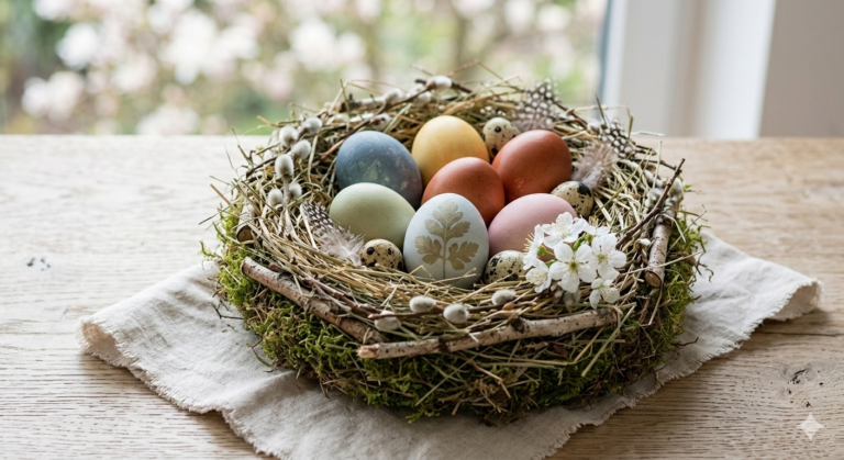 Das natürliche Osterfest: Nachhaltige DIY-Ideen für Deko & Eierfarbe